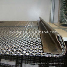 rede de arame frisada resistente galvanizada para a indústria (1.37-12.7mm)